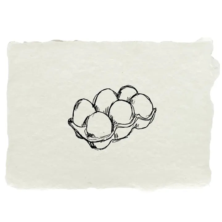 Egg Carton Art Print