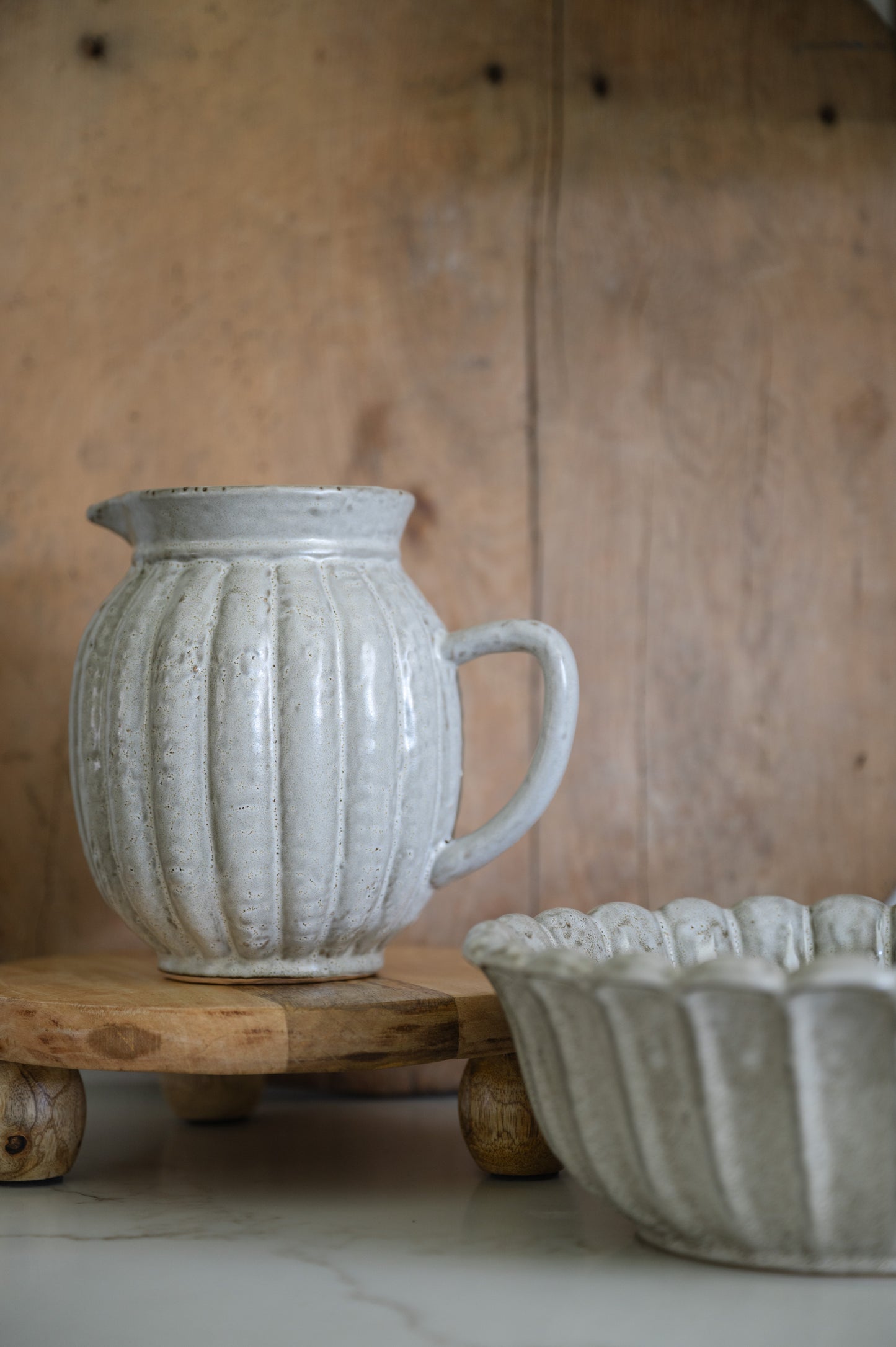 Pleated Pitcher