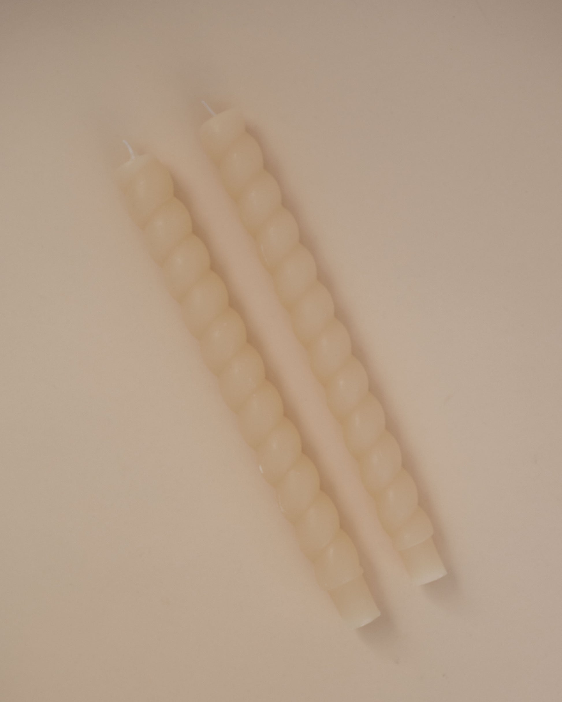 Ivory Twisted Tapers