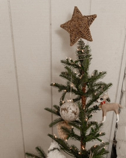 Natural Woven Tree Topper