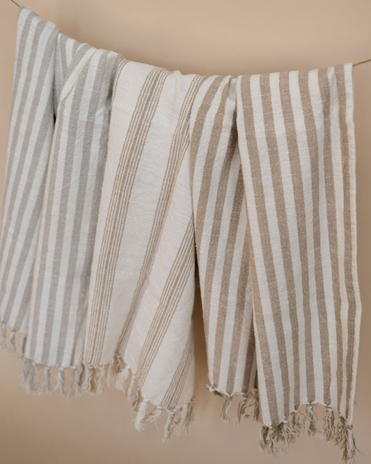 French Stripe Hand Towels
