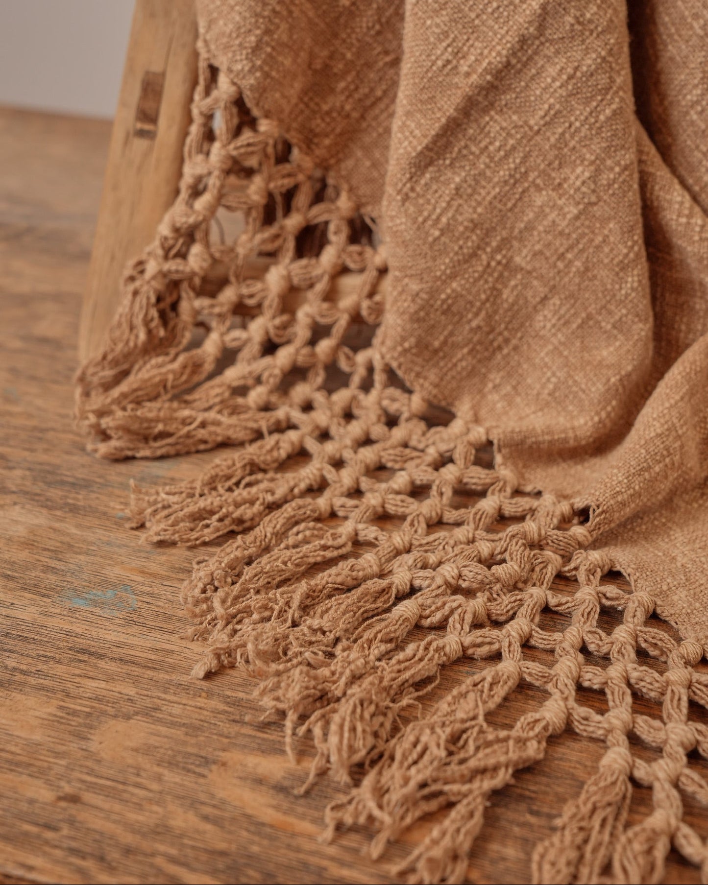 Layering Throw Blanket - Tan