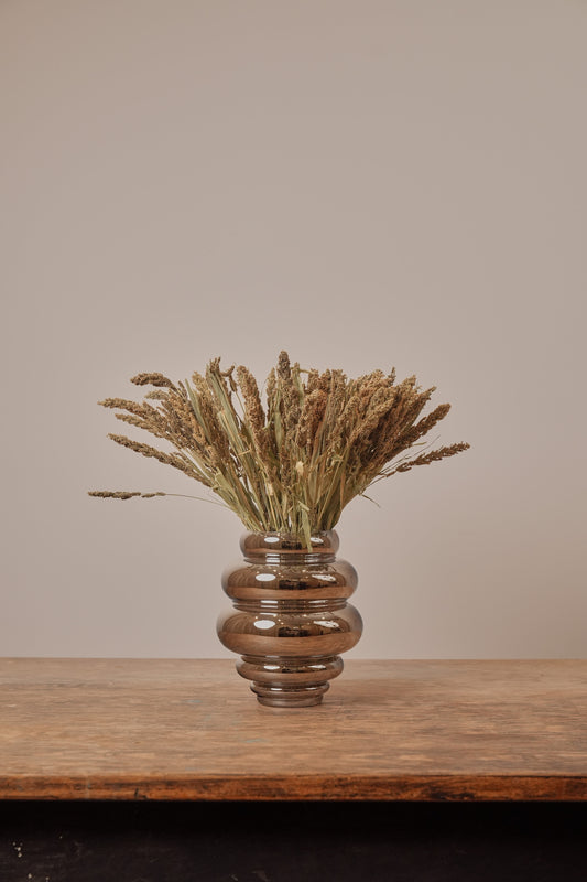 Chrome Hive Vase