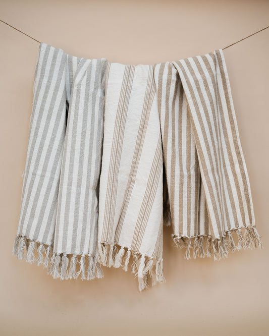 French Stripe Hand Towels