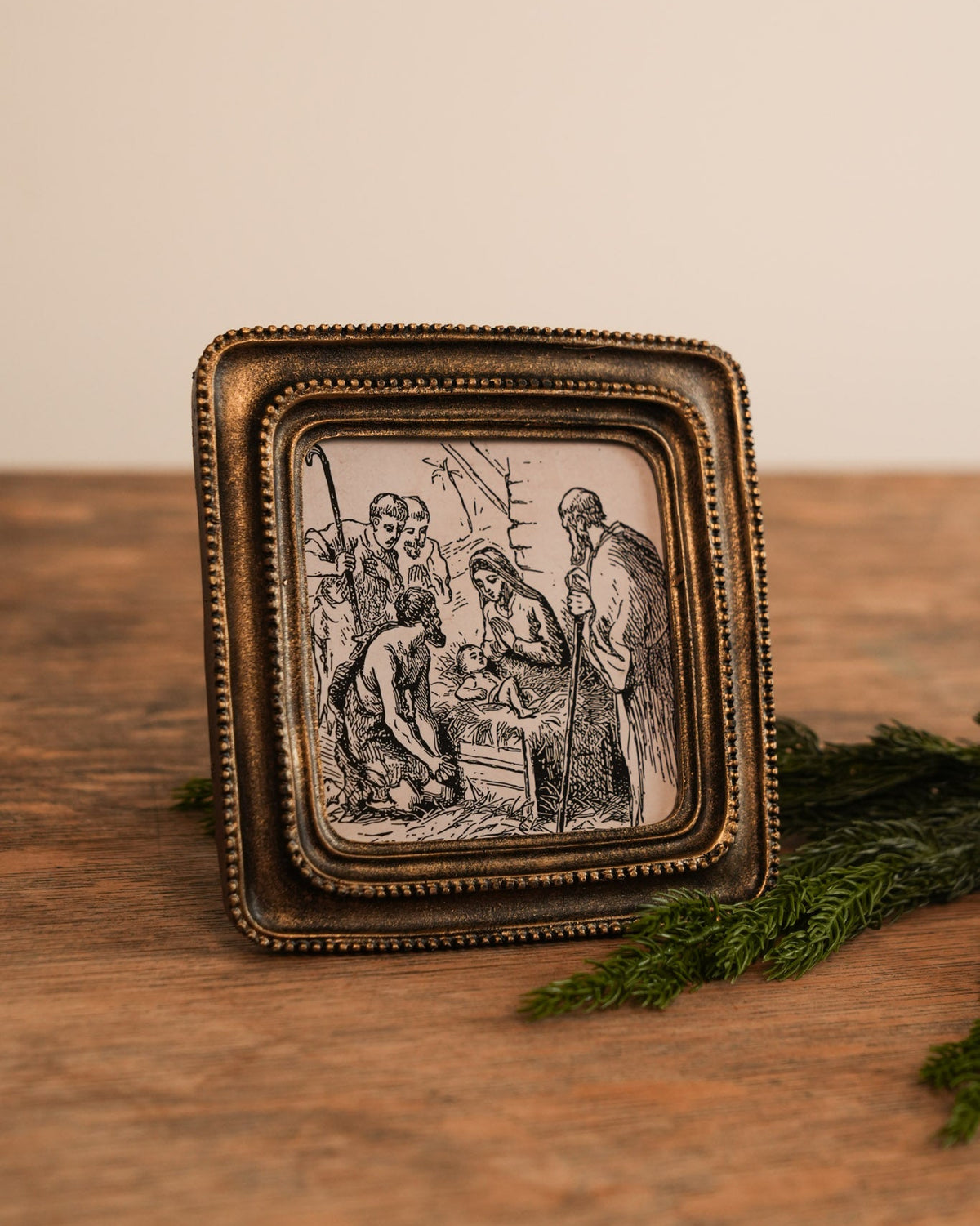 Framed Nativity Sketch