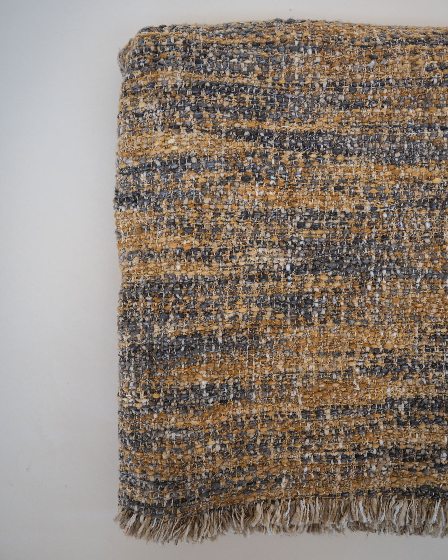 Melange Bouclé Throw Blanket