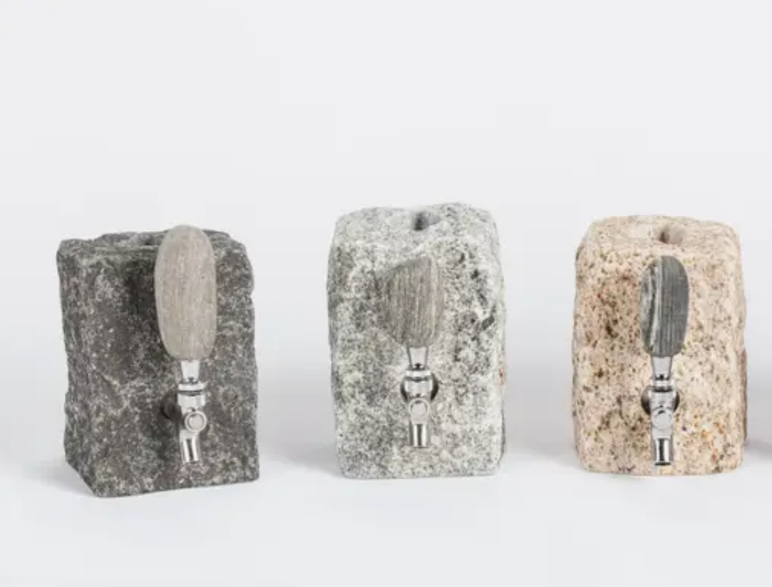Stone Drink Dispenser - Tan