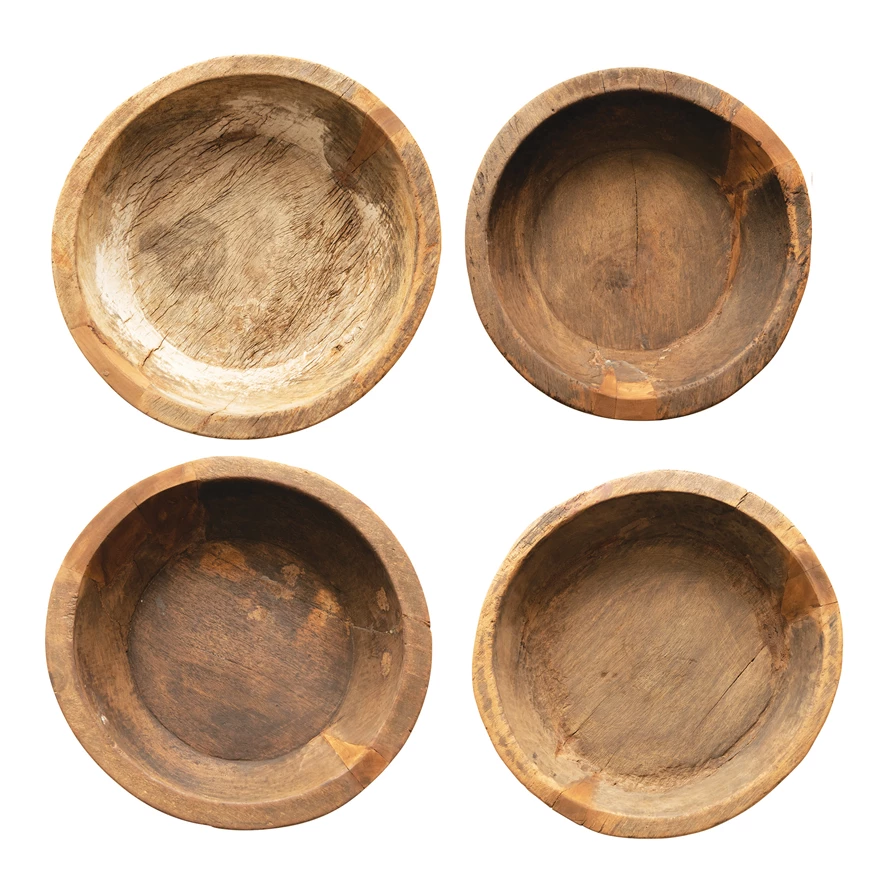 Found Teak Bowl