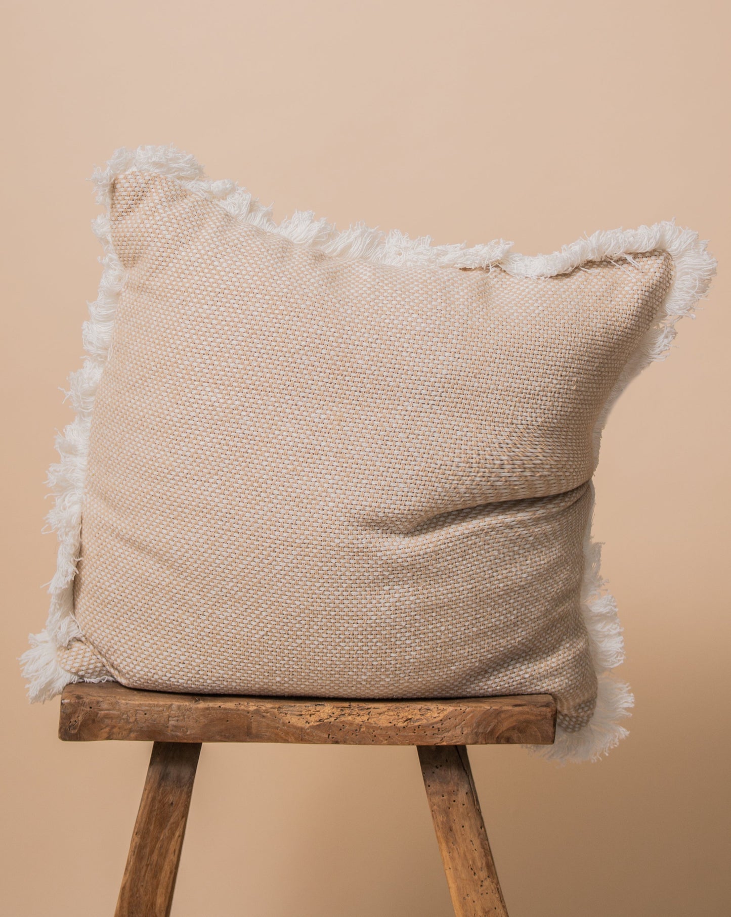 June Throw Pillow Tan