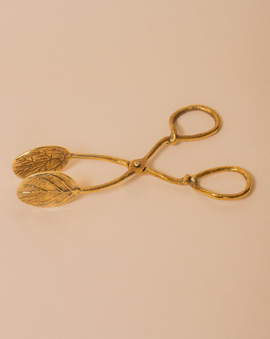 Brass Leaf Tongs