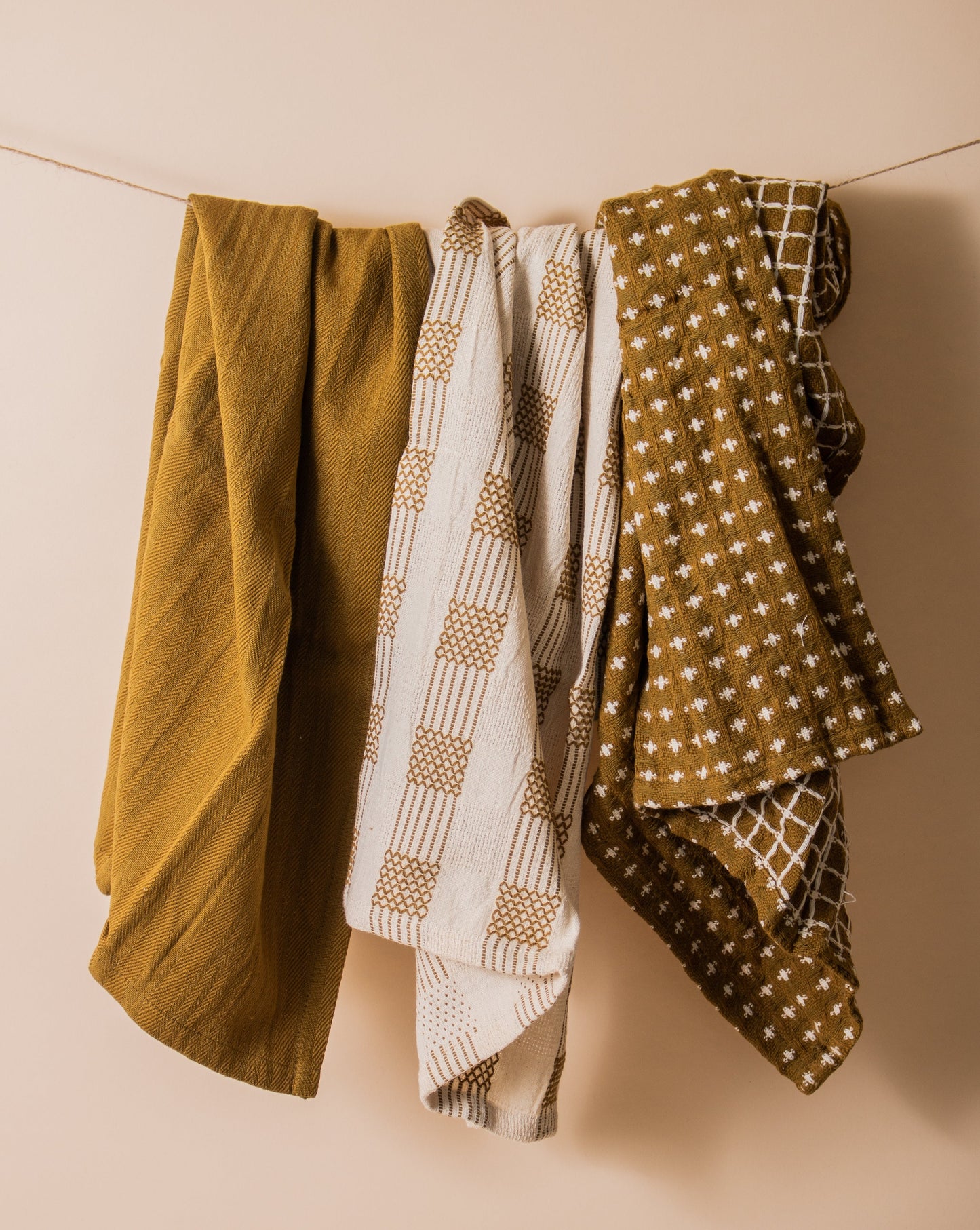 Ochre Towel set