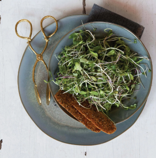 Brass Leaf Tongs