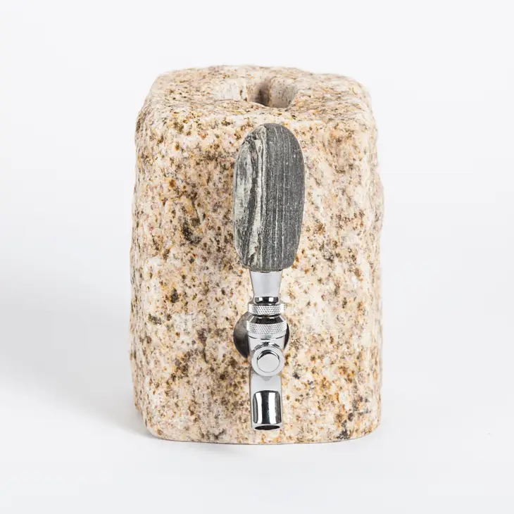 Stone Drink Dispenser - Tan