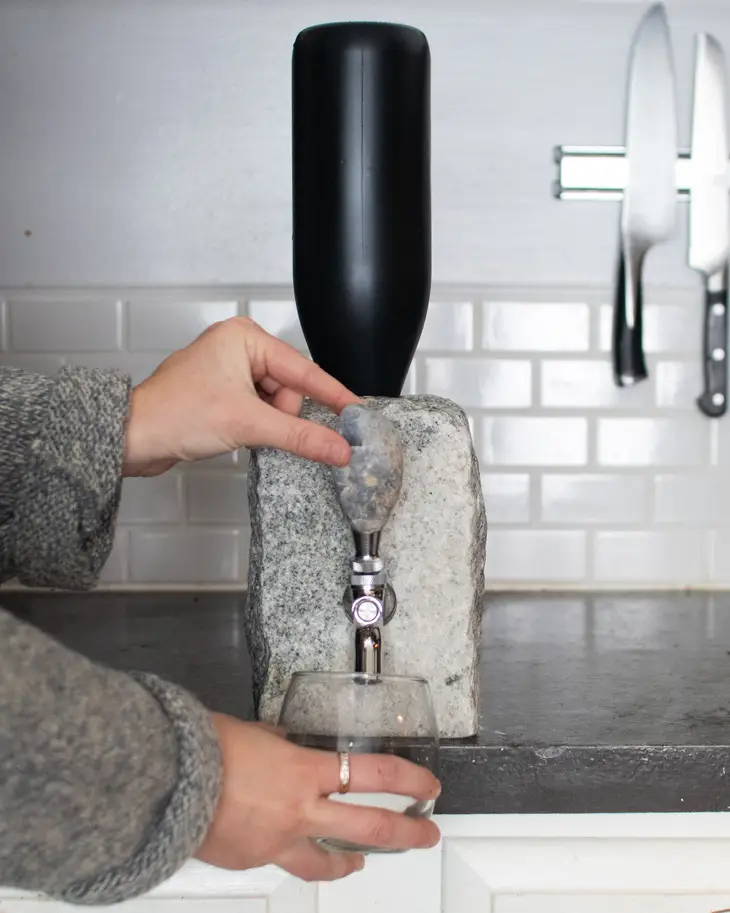 Stone Drink Dispenser - Tan