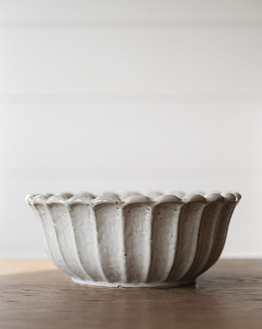 Pleated Serving Bowl