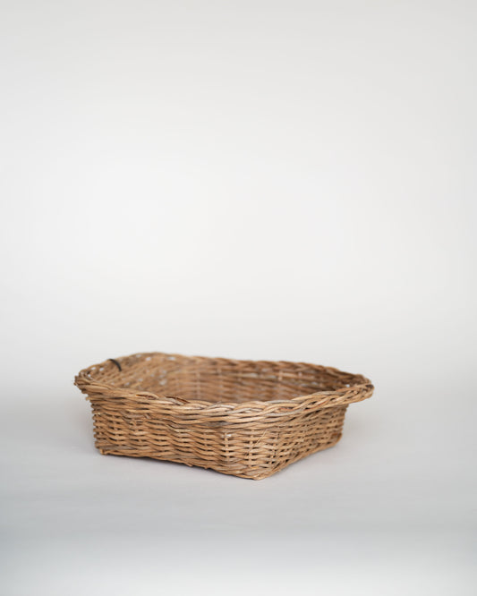 Hand-Woven Rattan Casserole Basket