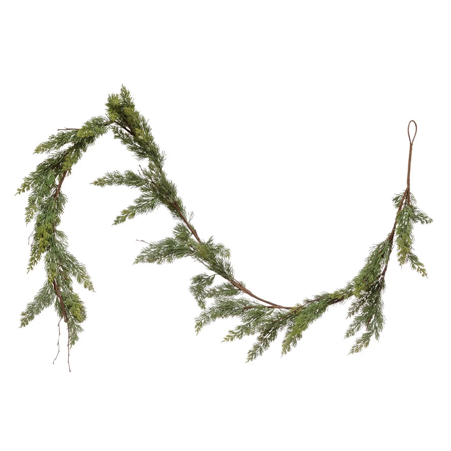 Faux Cedar Pine Garland