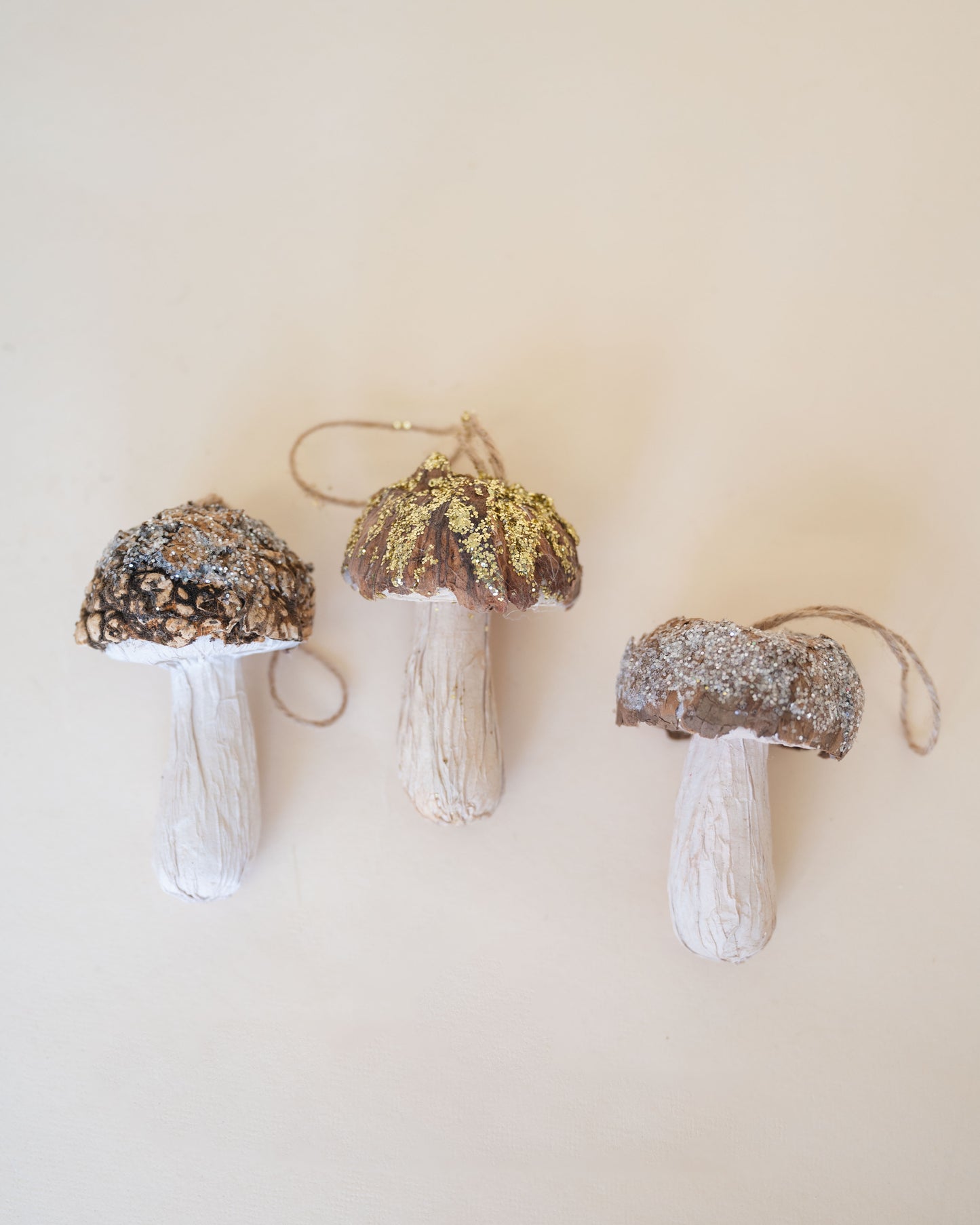 Mushroom Ornament Set