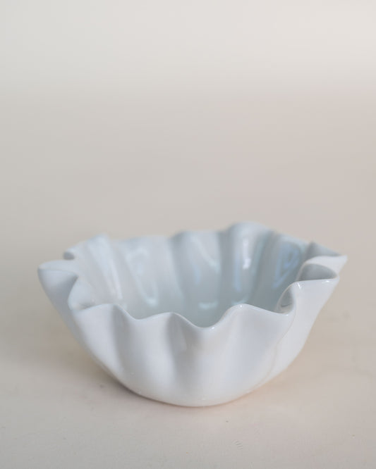 Petite Stoneware Fluted Bowl