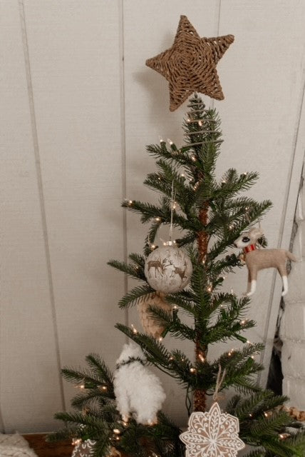 Natural Woven Tree Topper