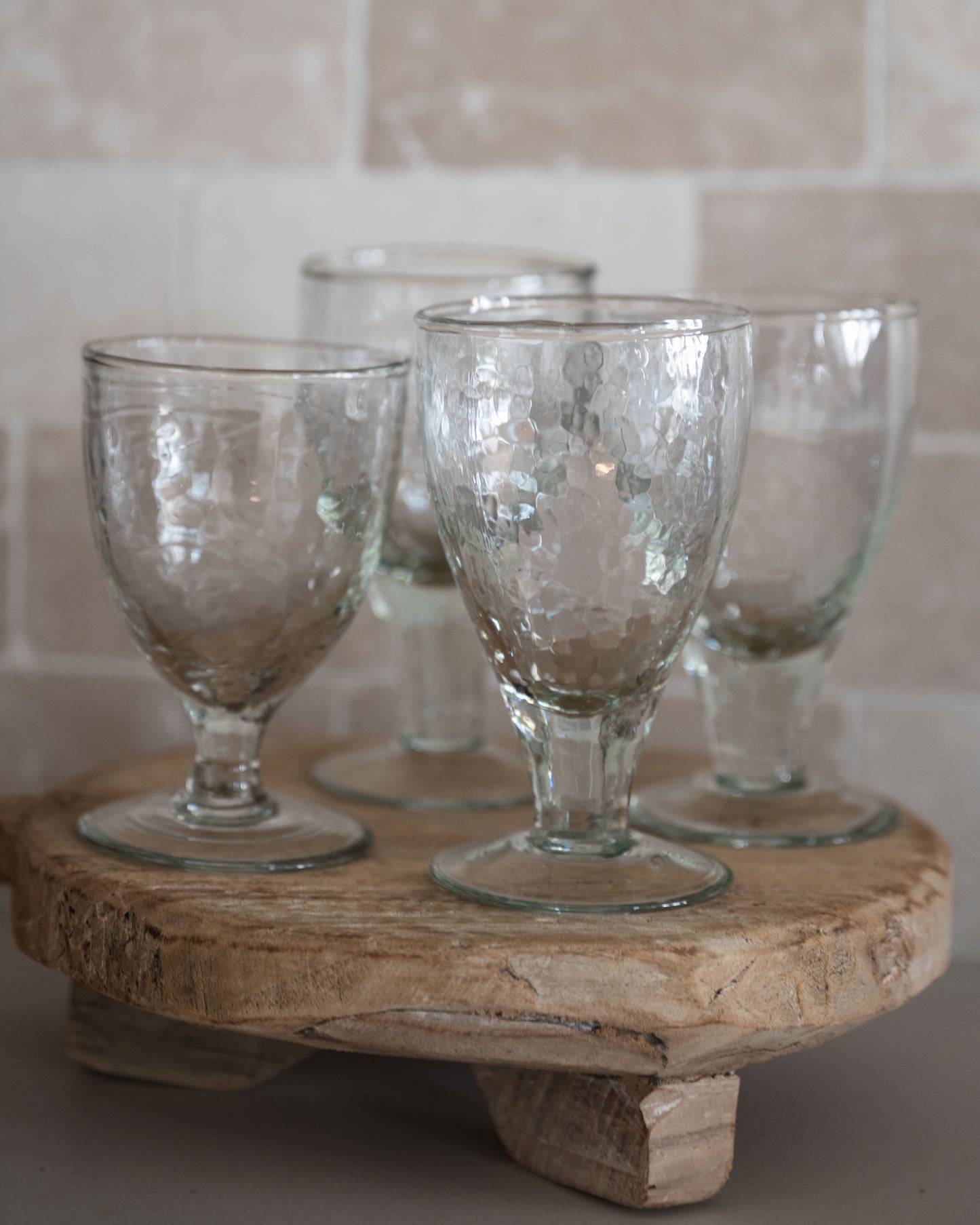 Hand-Blown Glassware set