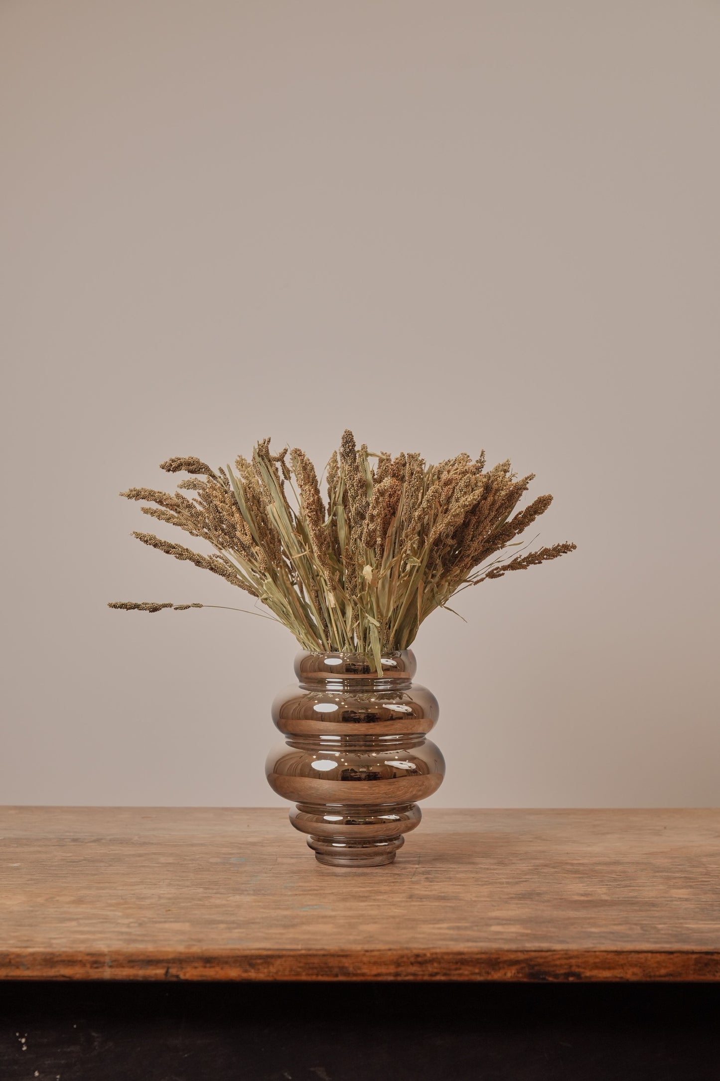 Chrome Hive Vase