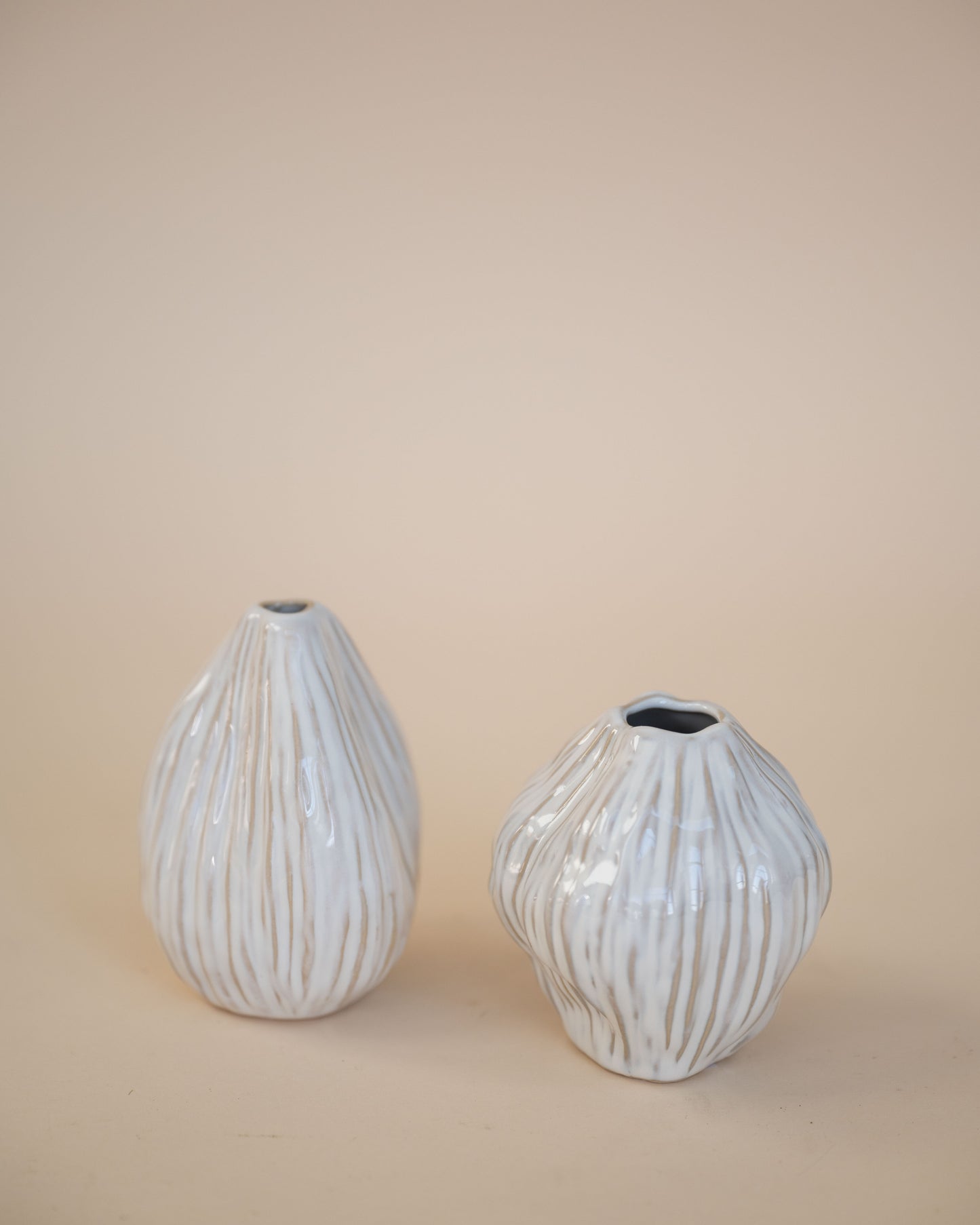 Pleated Vases