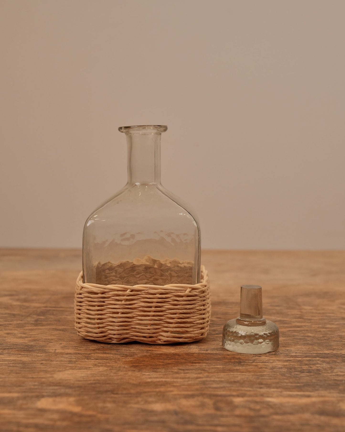 Hammered Glass Bottles