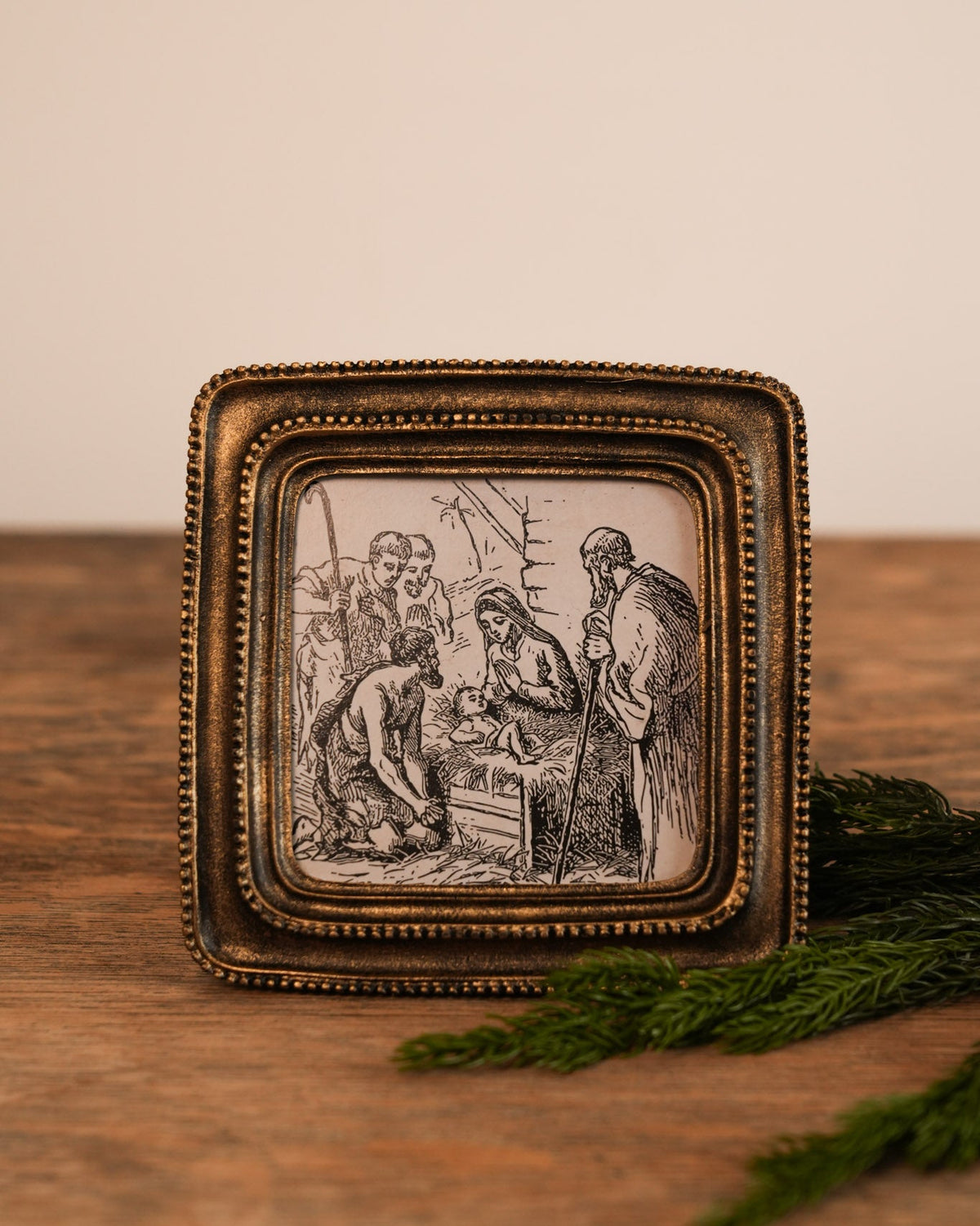 Framed Nativity Sketch