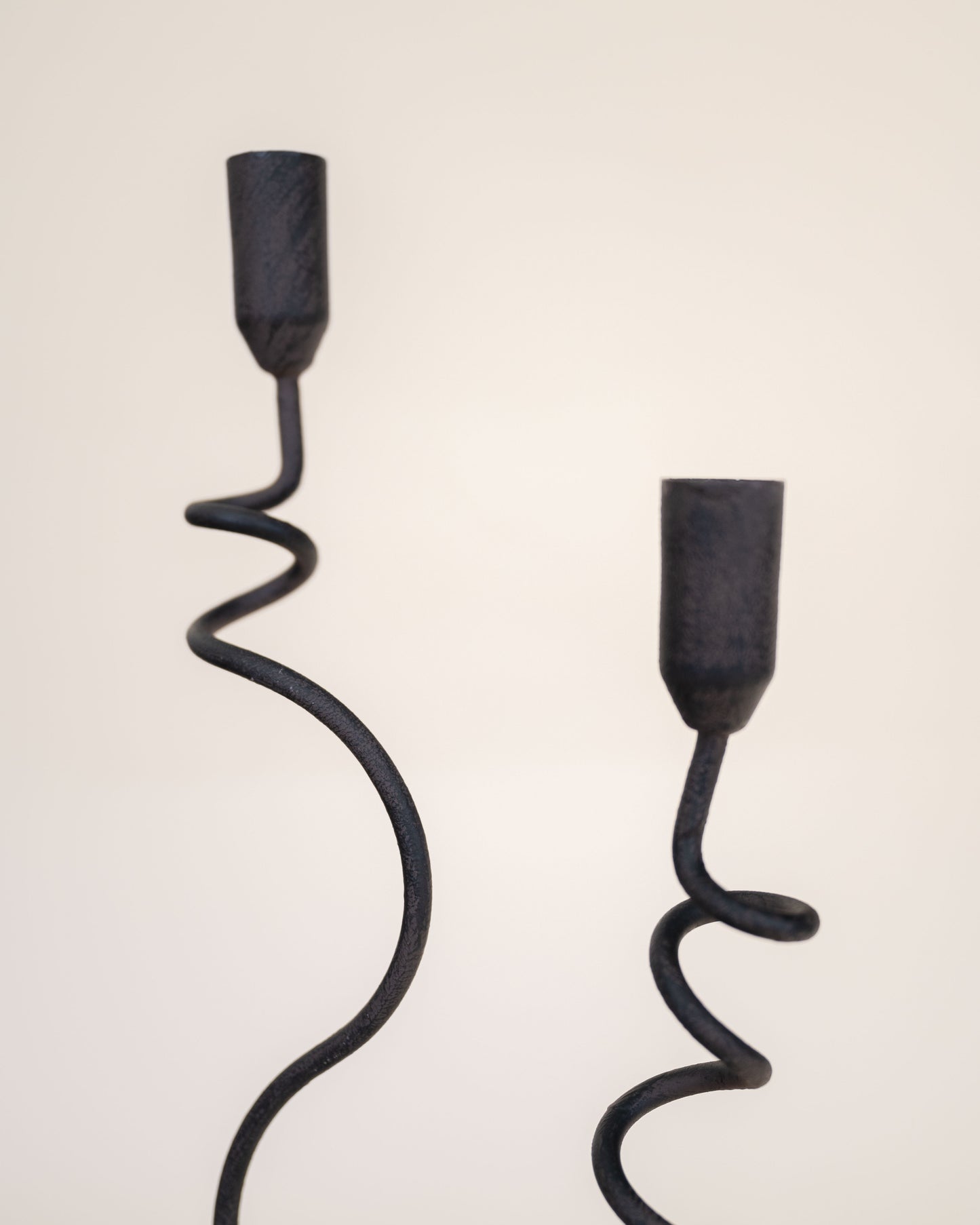 Iron Twisted Taper Holders