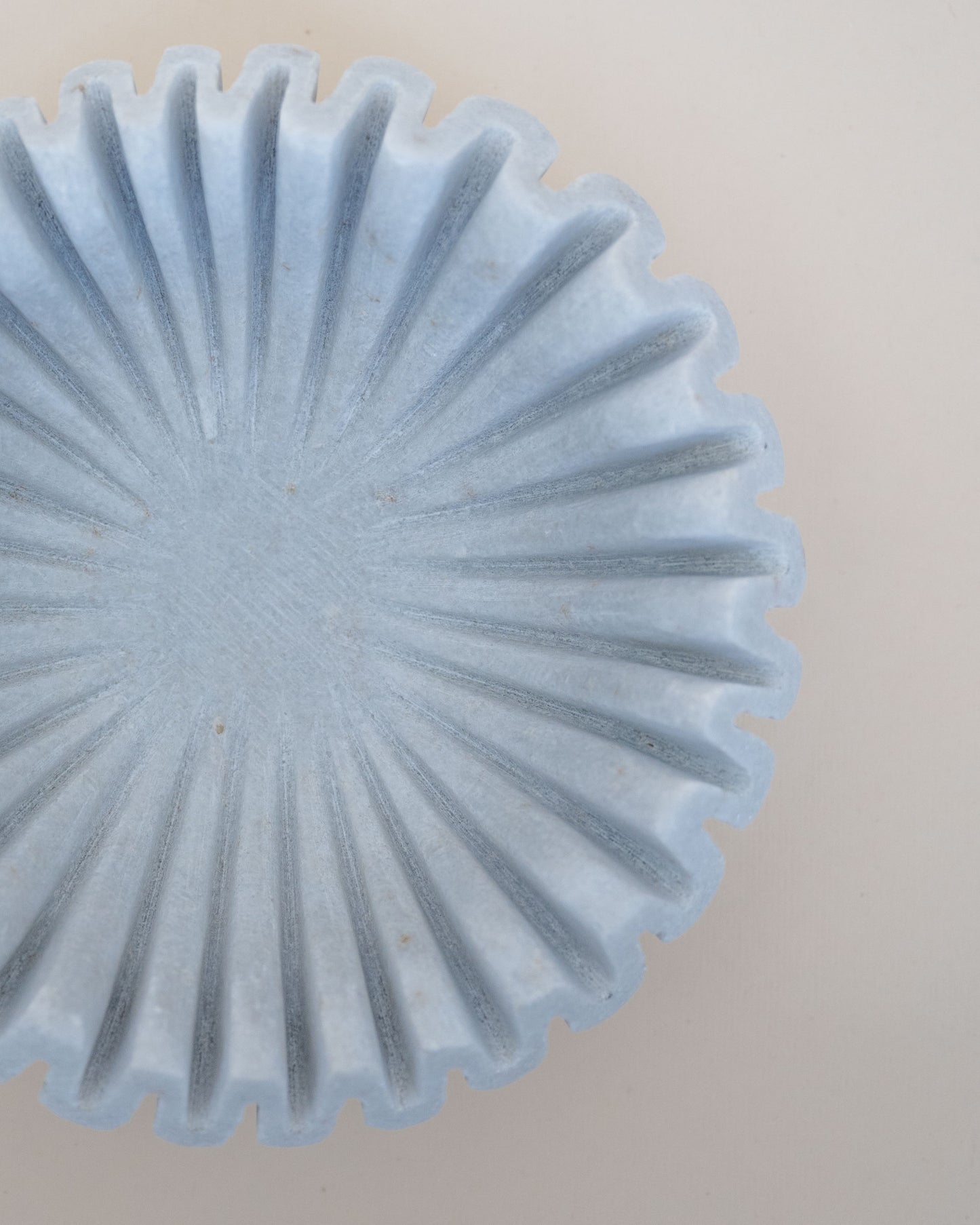 Fluted Marble Dish