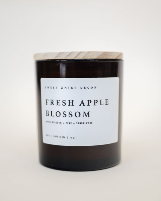 Fresh Apple Blossom 11 oz Soy Candle