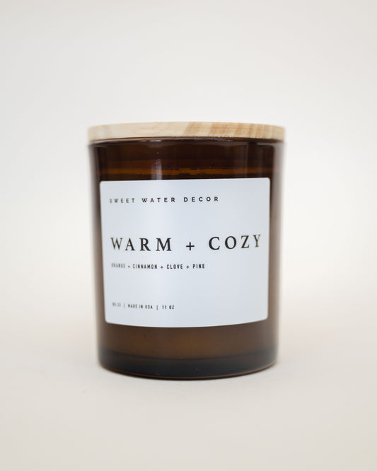 Warm & Cozy 11oz Soy Candle