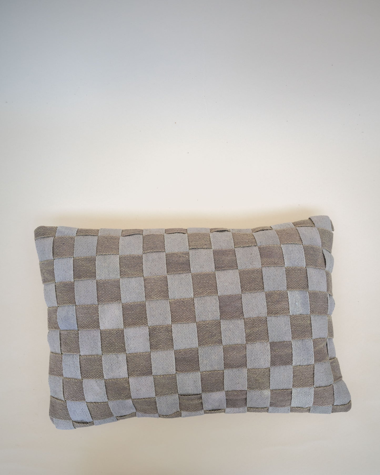 Checkered Lumbar Pillow