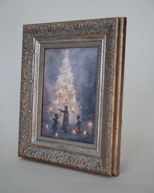 Holiday Lights Framed Art