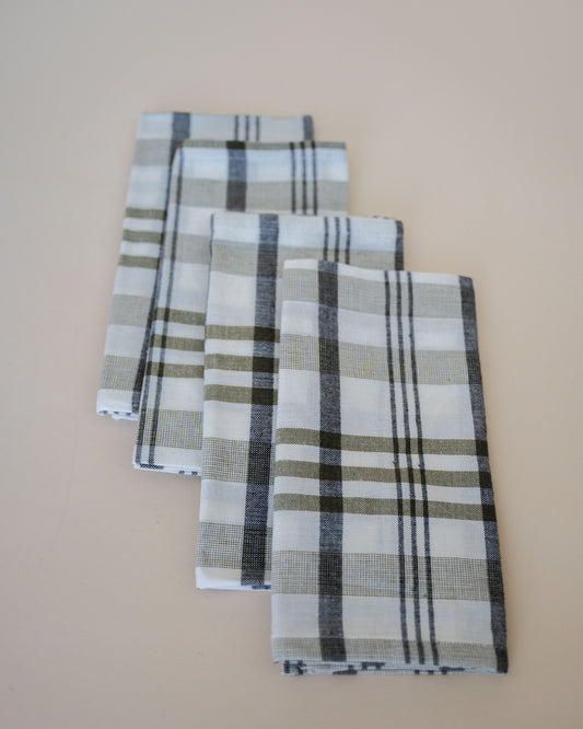 Grid Plaid Napkins