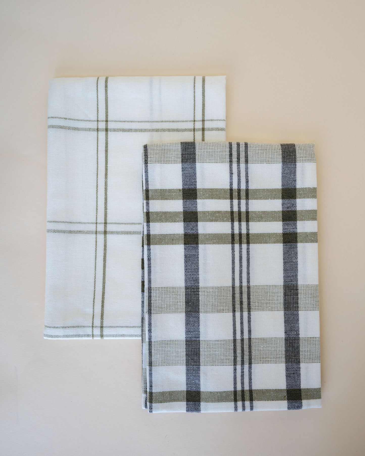 Grid Tea Towel set