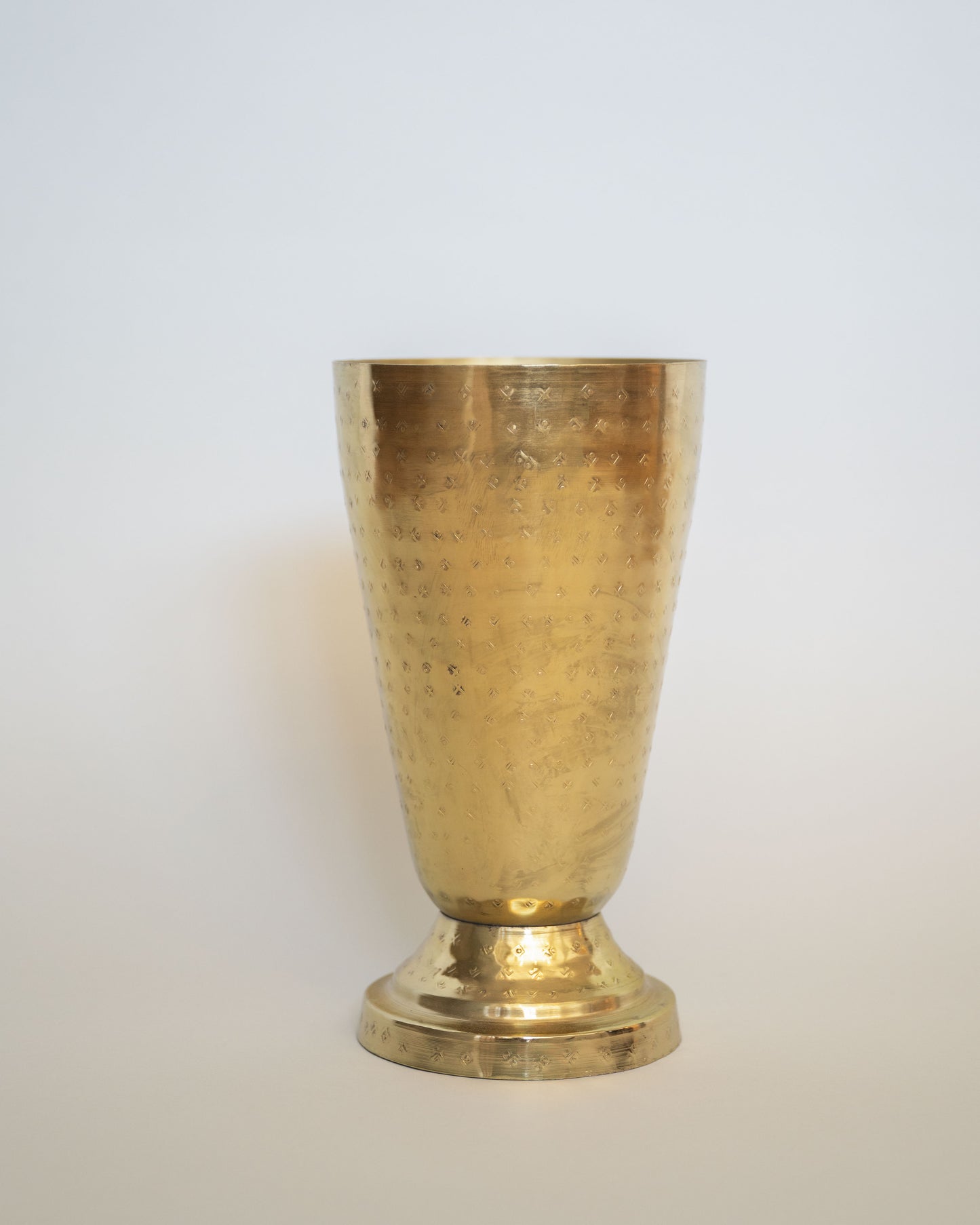 Regis Hammered Gold Vase