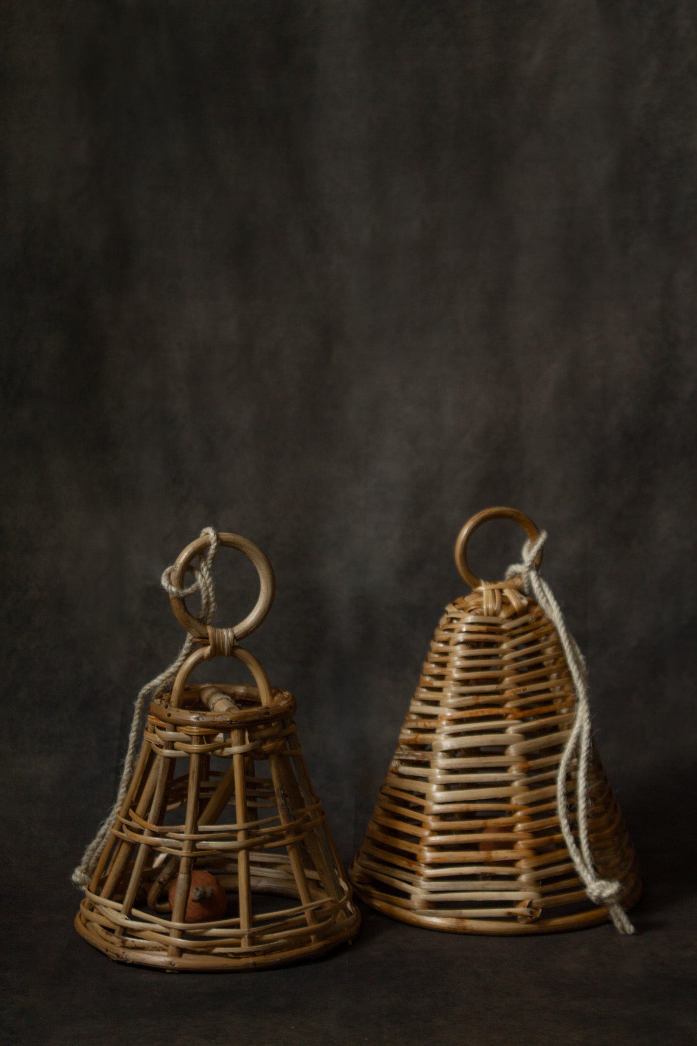 Rattan Bell Set