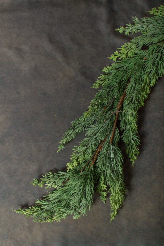 Faux Cedar Pine Garland