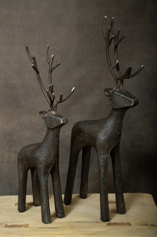 Cast Iron Deer set