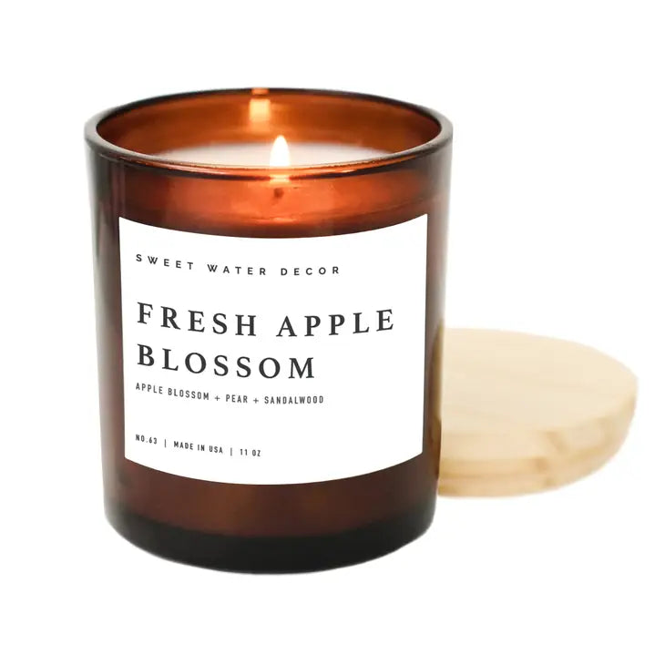Fresh Apple Blossom 11 oz Soy Candle