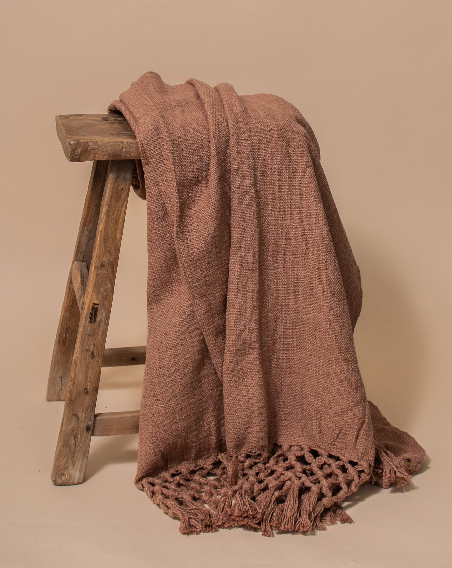 Layering Throw Blanket -Blush