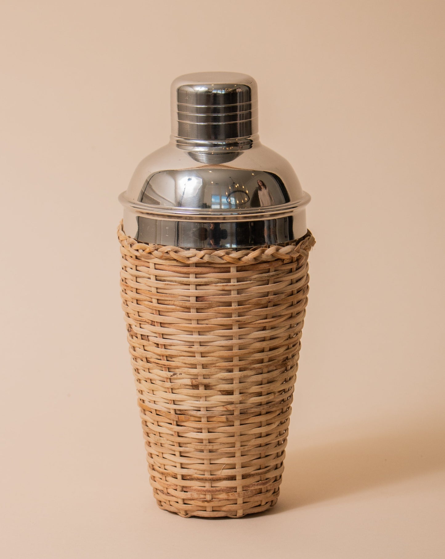 Rattan Cocktail Shaker