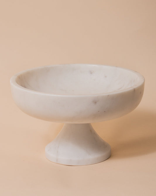 Marble Pedestal Bowl