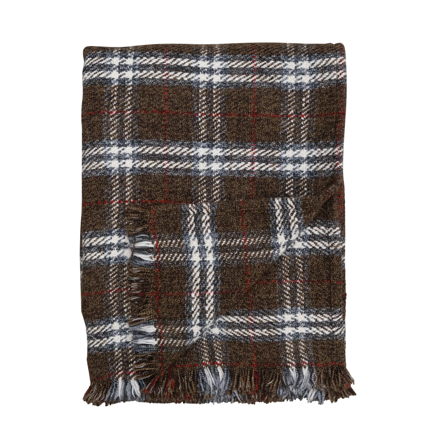 Harvest Throw Blanket-brown