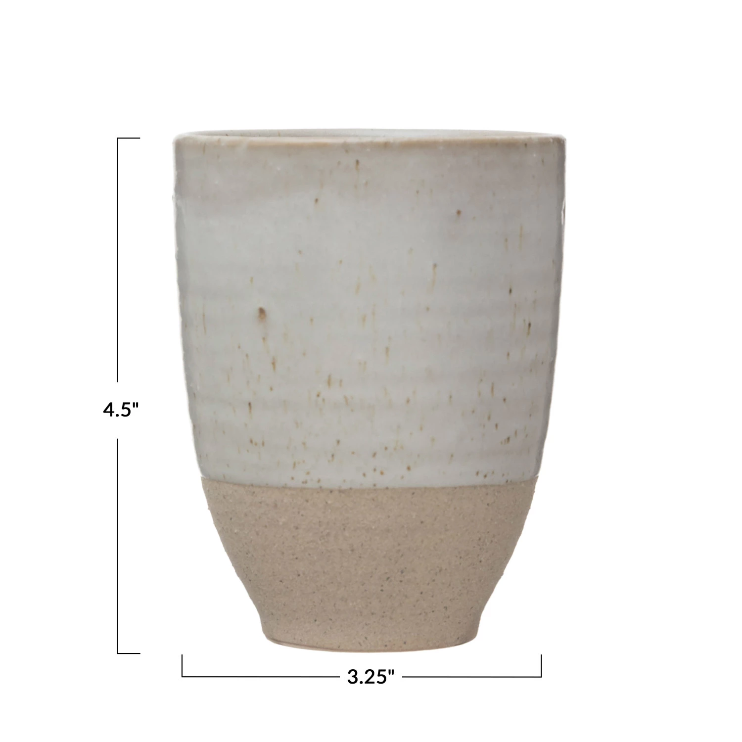 Sand + Ivory Stoneware Cup